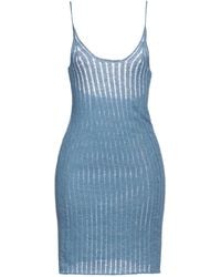 Miista - Light Mini Dress Acrylic, Nylon, Mohair Wool, Metallic Fiber - Lyst