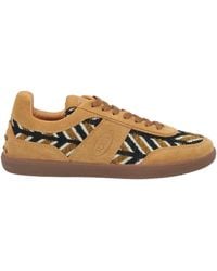Tod's - Panelled Leather Sneakers - Lyst