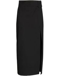 Marella - Midi Skirt Polyester, Viscose, Elastane - Lyst
