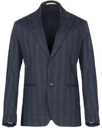 Aglini - Blazer Cotton, Viscose, Ramie, Elastane - Lyst