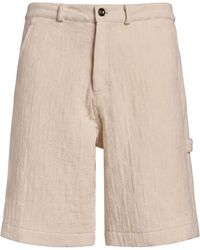 LC23 - Cream Shorts & Bermuda Shorts Cotton - Lyst