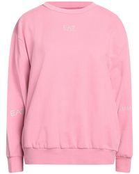 EA7 - Sweatshirt Cotton, Elastane - Lyst