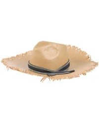Brunello Cucinelli - Sand Hat Paper Yarn, Brass, Virgin Wool, Polyamide, Elastane - Lyst