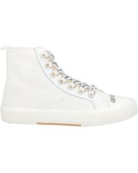 Love Moschino - Sneakers Textile Fibers, Leather - Lyst