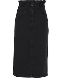 Vila Denim Skirt - Black