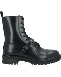 Versace - Ankle Boots Leather - Lyst