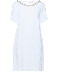 120% Lino - Mini Dress - Lyst