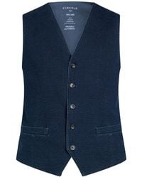 Circolo 1901 - Tailored Vest Cotton, Elastane - Lyst