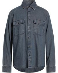 Rag & Bone - Denim Shirt Cotton, Lyocell - Lyst