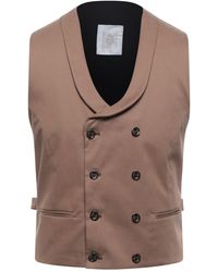 Eleventy - Tailored Vest Cotton, Cashmere, Elastane - Lyst