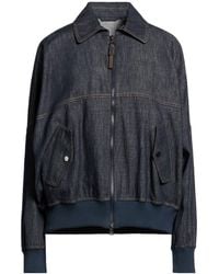 Brunello Cucinelli - Denim Outerwear - Lyst