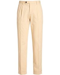 Massimo Alba - Ivory Pants Cotton - Lyst