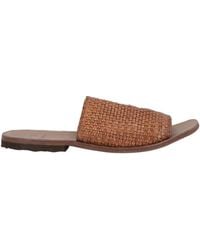 Moma - Tan Sandals Calfskin - Lyst