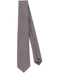 Giorgio Armani - Charcoal Ties & Bow Ties Silk, Acrylic - Lyst