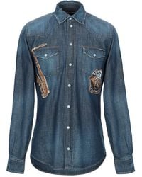 Dolce & Gabbana - Denim Shirt - Lyst