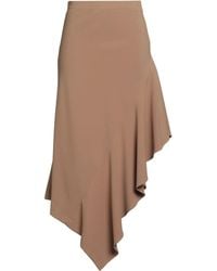 Clips - Camel Maxi Skirt Polyester, Viscose, Elastane - Lyst