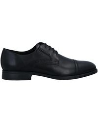 Geox U Federico Z - Smooth Leather Shoes in Black for Men | Lyst