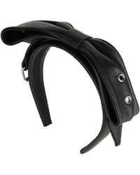 Moschino - Hair Accessory Leather - Lyst