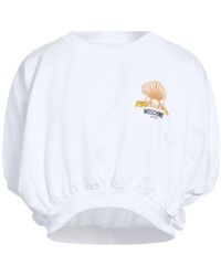 Moschino - Swim Sweatshirt Cotton, Elastane - Lyst