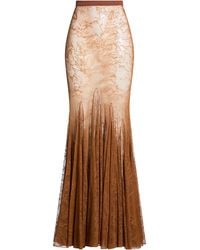 David Koma - Maxi Skirt Nylon, Elastane - Lyst