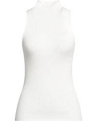 Twinset - Ivory Top Viscose, Polyester - Lyst