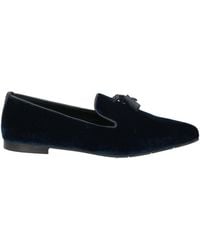 POESIE VENEZIANE - Midnight Loafers Leather, Textile Fibers - Lyst