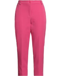 GRIFFAI - Fuchsia Pants Polyester, Elastane - Lyst