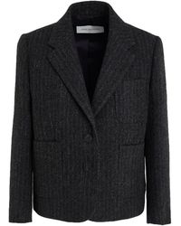 Dries Van Noten - Charcoal Blazer Wool - Lyst
