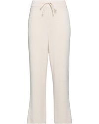 LE17SEPTEMBRE - Ivory Pants Cotton - Lyst