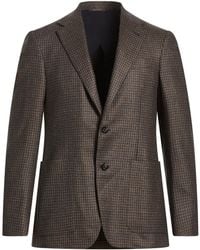 Canali - Blazer Wool, Silk - Lyst