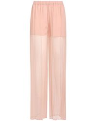 Amen - Pants Silk - Lyst