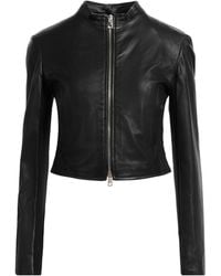 Kaos - Jacket Leather, Viscose, Polyamide, Elastane - Lyst