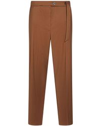 Diana Gallesi - Camel Pants Polyester, Viscose, Elastane - Lyst