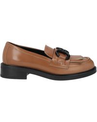 Bruglia - Camel Loafers Leather - Lyst