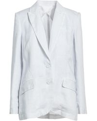 120% Lino - Sky Blazer Linen - Lyst
