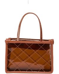 AMINA MUADDI - Tan Handbag Pvc - Lyst
