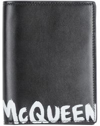 McQueen - Document Holder Soft Leather - Lyst