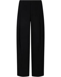 Victoria Beckham - Pants Polyester, Virgin Wool, Polyamide, Elastane - Lyst
