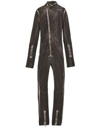 Rick Owens - Jumpsuit Cotton, Polyester, Rubber - Lyst