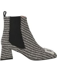 Pollini - Ankle Boots Textile Fibers - Lyst