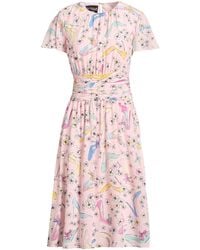 Moschino - Midi Dress Silk - Lyst