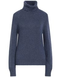 Aragona - Midnight Turtleneck Wool - Lyst