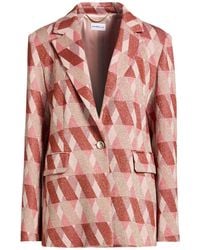 Marella - Blazer Viscose, Polyamide, Metallic Fiber, Elastane - Lyst