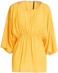 Manila Grace - Marigold Top Acetate, Silk, Polyamide - Lyst