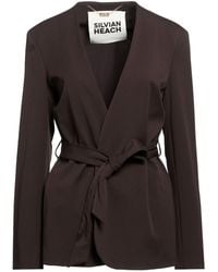 Silvian Heach - Chocolate Jacket Polyester, Viscose, Elastane - Lyst