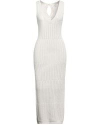 Eleventy - Maxi Dress Cotton, Metallic Fiber, Polyamide - Lyst