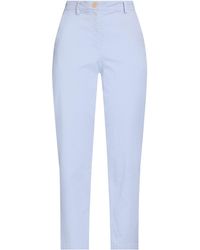 True Royal - Lilac Pants Cotton, Elastane - Lyst