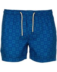 Uomo Abbigliamento da Shorts da Bermuda BERMUDA MARE AMALFI da Uomo di Peninsula in Blu 