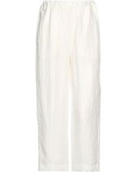 Alpha Studio - Pants Linen, Nylon - Lyst