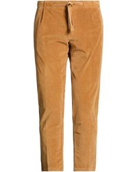Entre Amis - Camel Pants Cotton, Elastane - Lyst